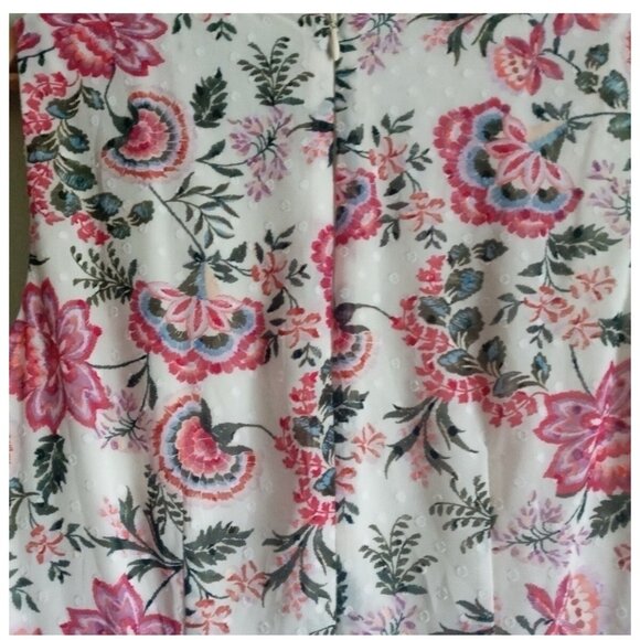 Danny & Nicole Floral Embroidered Midi Dress Size 8 – Sleeveless Summer Party - Picture 4 of 11